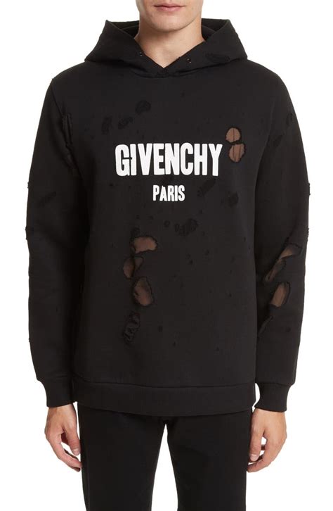 givenchy jumpers men's|givenchy hoodie distressed.